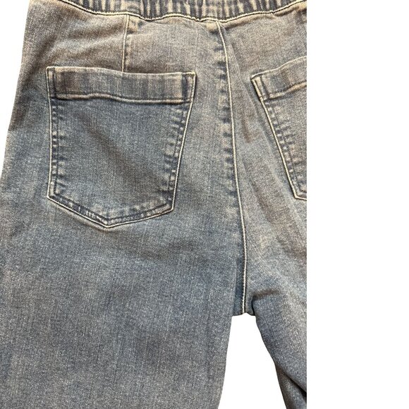 Lucky Brand Denim Jogger Pants Elastic Waist Distressed Style Size 6/28 - Picture 6 of 7